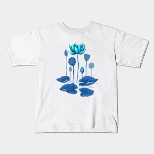 Blue lotus Kids T-Shirt